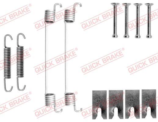 QUICK BRAKE Комплектующие, тормозная колодка 105-0827